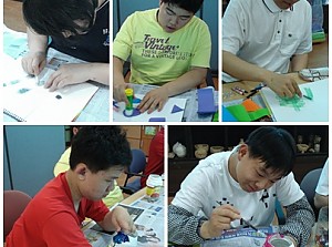 방과후 교실 - 미술활동(프로타주 및 지점토 꽃병 색칠하기) 6/1