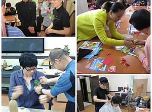 스승의 날 자원봉사자 카네이션 전달