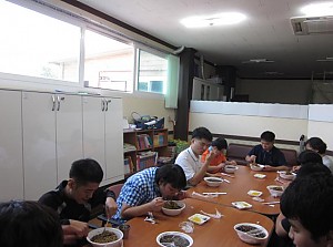 센터이용자 중식(짜장면) 후원