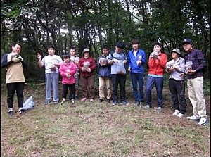 9월 27일 등산 및 밤채취