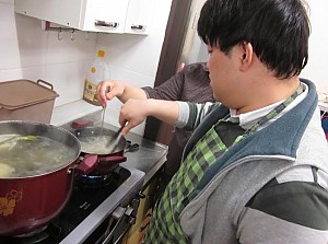 도움반 요리활동 (잔치국수 만들기)