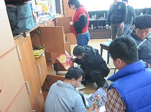 도움반 일상생활훈련(개인비품정리훈련)