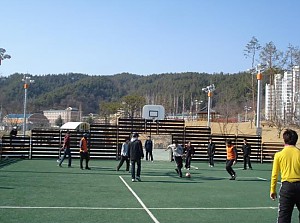 자립반 도움반 합동 체육 활동 (축구)