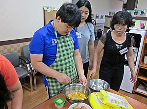 도움반 - 요리활동 (냉잔치국수)