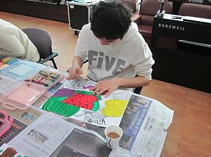 도움반 미술활동(색칠하기)