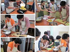 도움반 요리활동(김밥)