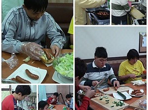 요리활동(햄버거만들기)