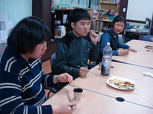 교육반 요리활동 - 감자전,고구마전