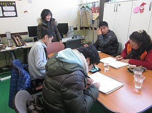 도움반 작업훈련