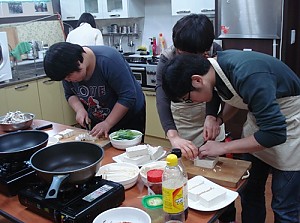 자립반 요리활동 두부찌개