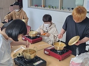 해냄반 라면끓이기