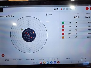 자립반 레이저 사격