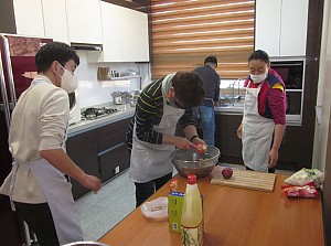 자립반 일상생활지원 밑반찬만들기