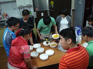 자립반 일상생활훈련 팥빙수 만들기