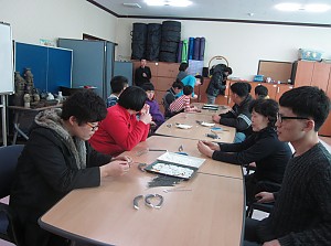 자원봉사자 방문 활동