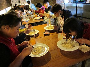 쿠치나 13, 중식 스파게티 후원