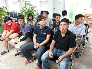 센터 이용자 무료 건강검진 실시하다