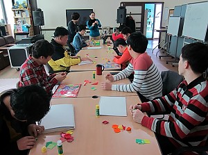 도움반 3월 종이접기