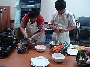 자립반 요리활동 카레라이스 만들기