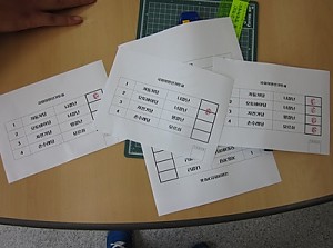 도움반 4월 일상생활훈련 (모의 투표훈련 실시)