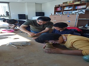 자립반 도자기공예(꽃병만들기)