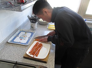 자립반 3월 요리활동(김밥)