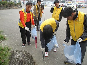 자립반 3월 일상생활훈련(자원봉사활동/ 점촌역 환경미화)