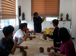 자립반 도자기 수업