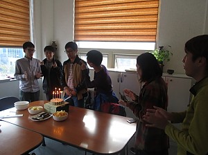 자립반 이용자 생일 파티