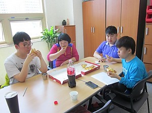 센터이용자 간식 후원 - 피자빙고