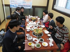 자립반  대중식당 이용