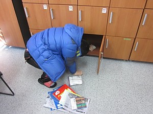 2월 도움반 일상생활훈련 (개인사물함 정리)