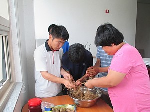 자립반 7월 요리활동 비빔냉면